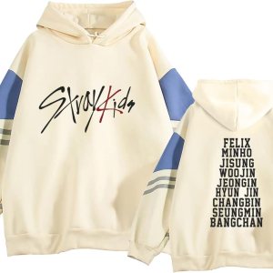Stray Kids – Sudadera con capucha Bangchan Felix Hyunjin para niños callejeros Kpop Merch Stray Kids – Sudadera con capucha Bangchan Felix Hyunjin para niños callejeros Kpop Merch