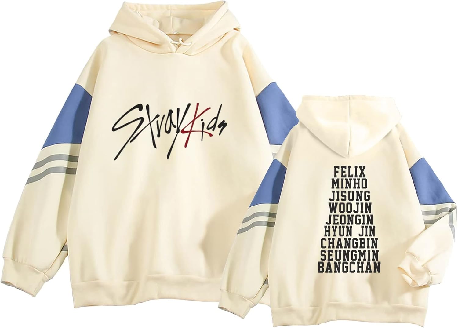Stray Kids – Sudadera con capucha Bangchan Felix Hyunjin para niños callejeros Kpop Merch