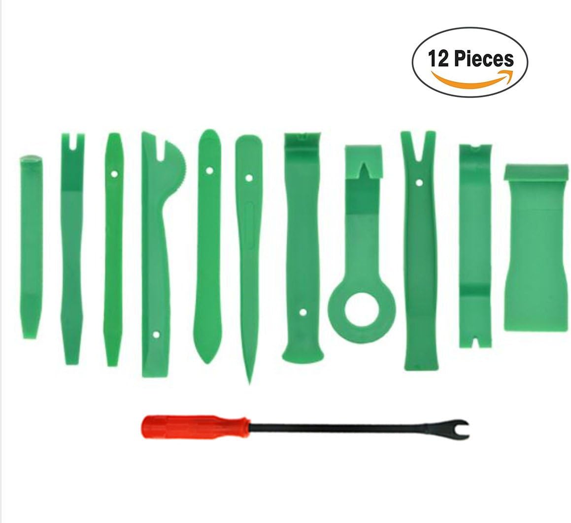 Kit de herramientas de extracción de moldura automática, herramienta de reparación de automóviles para audioradioCDGPSdesmontaje de puerta, clip de