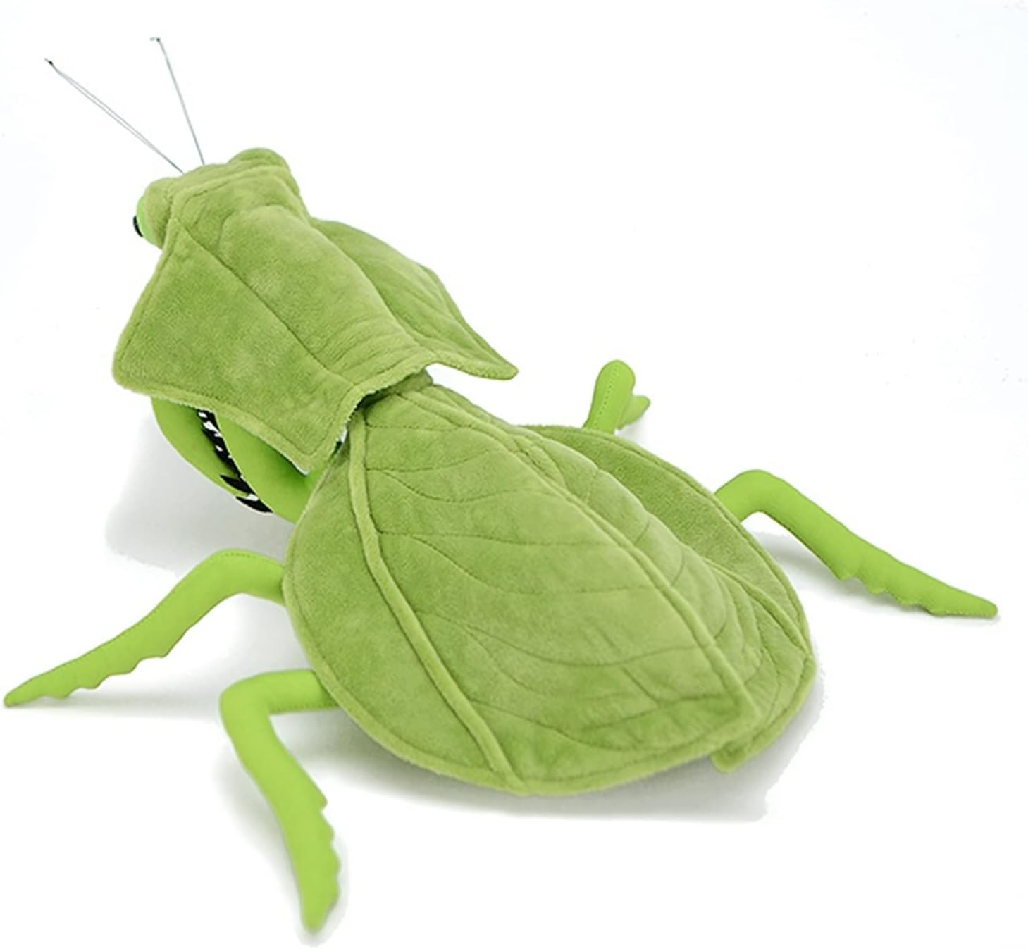 ZHONGXIN MADE Juguete de peluche de mantis de espada grande china de simulación, animal de peluche de mantis suave, juguete suave de 14 pulgadas