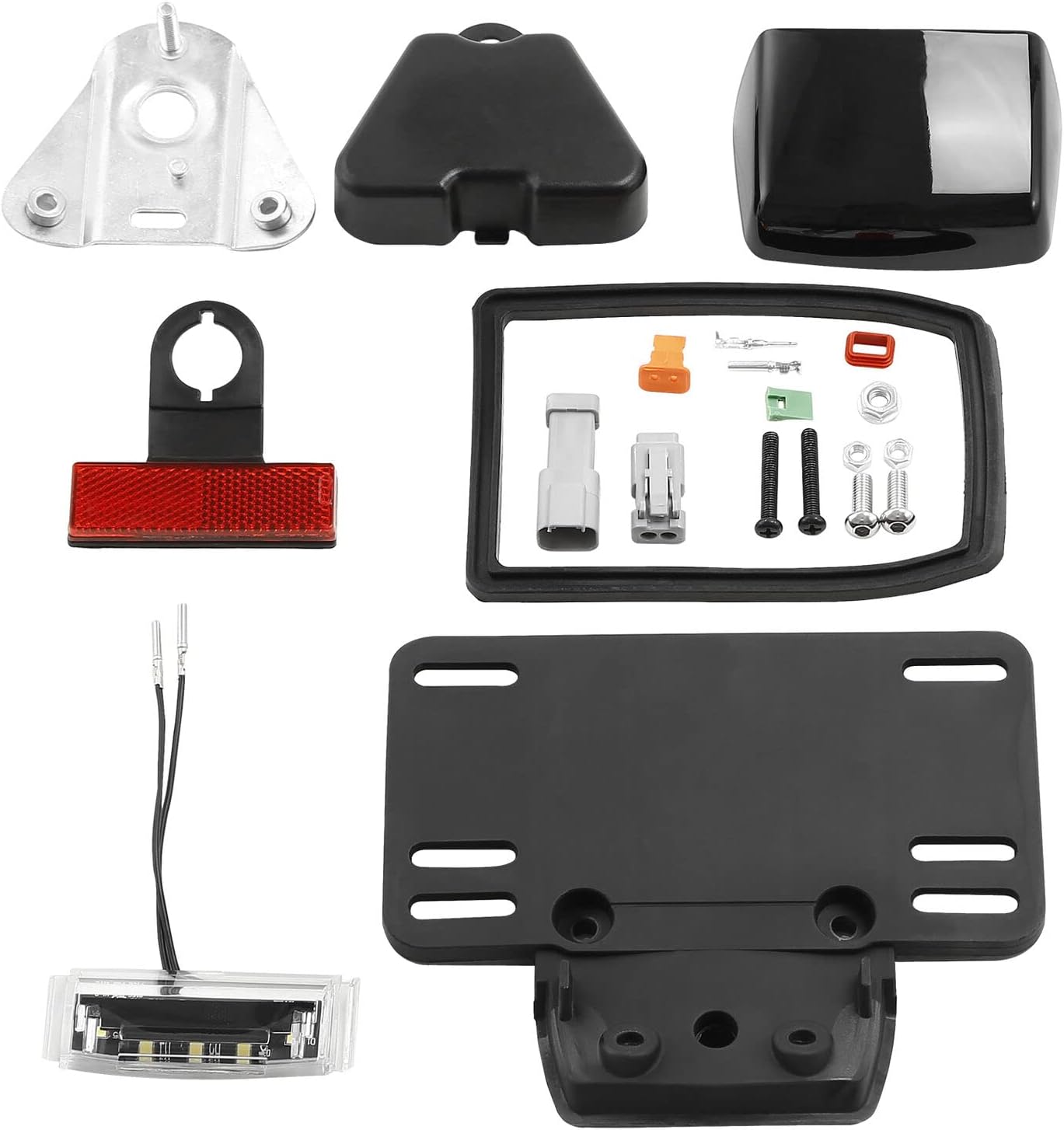 TCMT Fender – Kit de lámpara LED para matrícula Harley Touring Road Glide Street Glide Electra Glide Road King 2014-2023