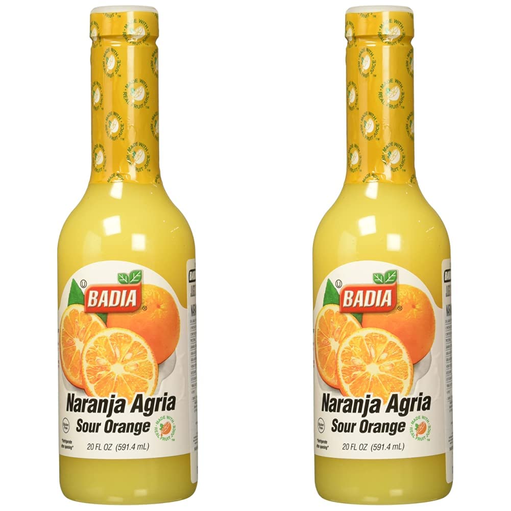 Badia Orange Bitter – Naranja Agria, 20 onzas, amarillo (BA405) (paquete de 2)