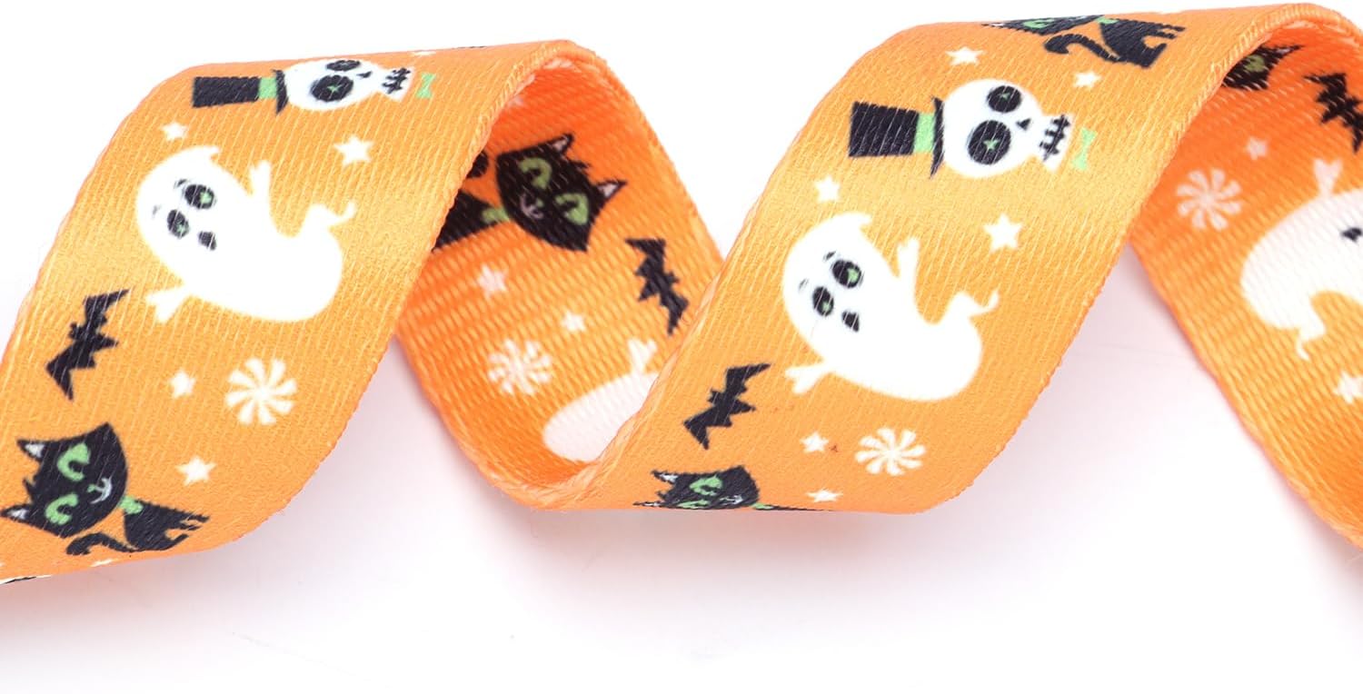 Moonpet Collares para perros pequeños, pequeños, medianos y grandes (estilo Halloween, M circunferencia de 12-18.5 pulgadas, 0.8 pulgadas de ancho 1
