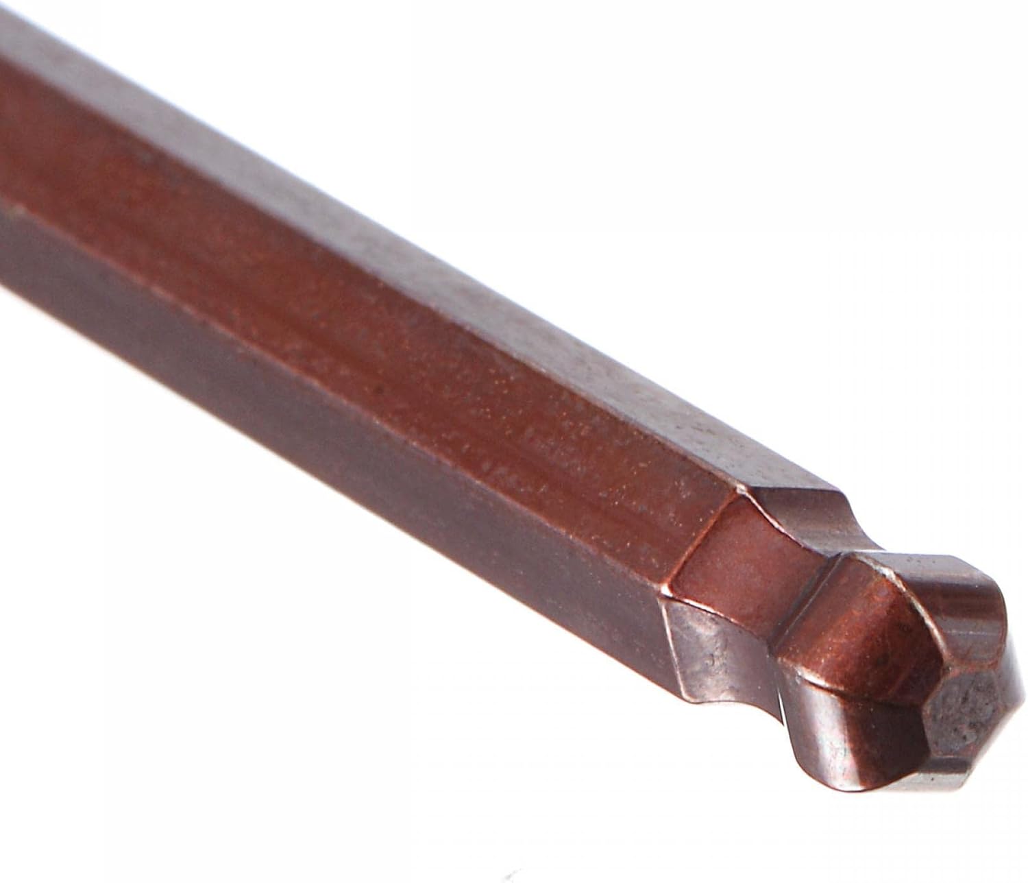 uxcell Llave hexagonal de extremo de bola de 0.197 in, herramienta de reparación de acero S2 con brazo largo en forma de L, métrica 4 piezas