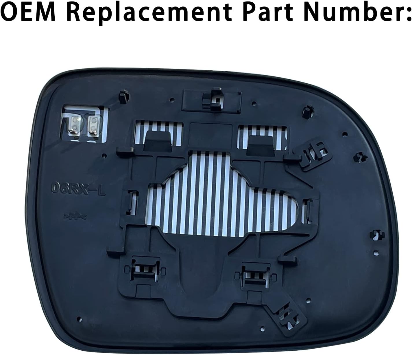 Espejo calefactable para el lado del conductor para Lexus RX330 RX350 RX400h 2004-2009, espejo para Lexus RX330 RX350 RX400h, espejos laterales