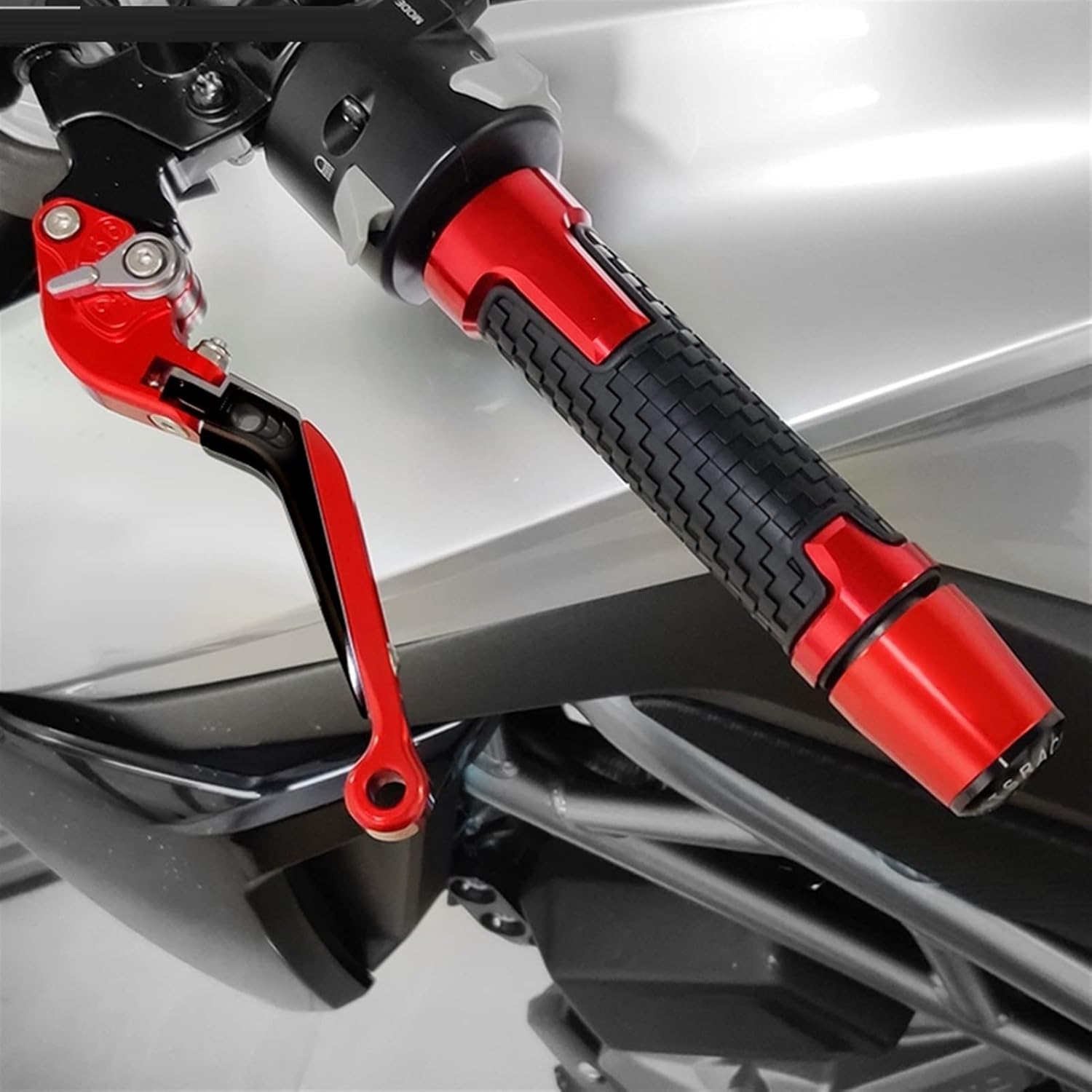 Tapón de manillar para Yamaha XTZ125 XTZ 125 XTZ-125 2003-2016 motocicleta antideslizante extremo manillar agarre de goma extremos enchufe 78