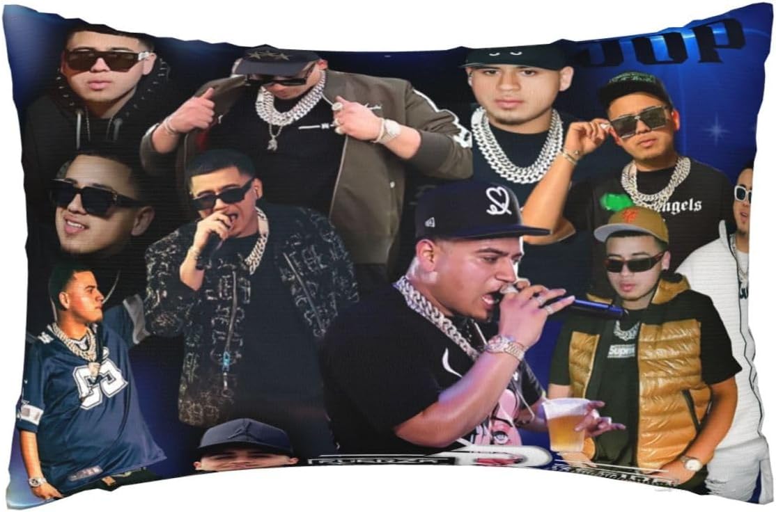 OBLUE Fuerza Singer Regida Band – Fundas de almohada de 20 x 30 pulgadas, funda de almohada para exteriores para decoración de sofá