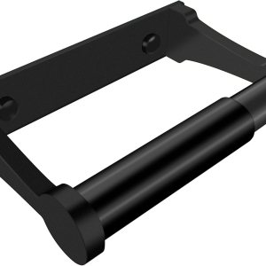 D&Joy Portarrollos de papel higiénico para baño, soporte de papel higiénico negro mate con rodillo con resorte, soporte autoadhesivo de aluminio D&Joy Portarrollos de papel higiénico para baño, soporte de papel higiénico negro mate con rodillo con resorte, soporte autoadhesivo de aluminio