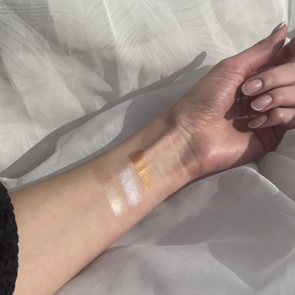 Phase Zero Resaltador en crema de maquillaje “Northern Lights” – 0.141 oz – Para un brillo natural, radiante y duradero