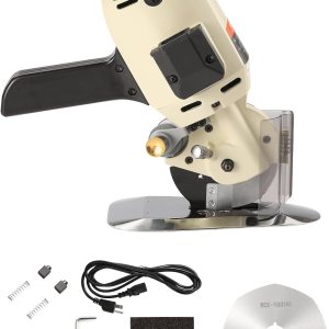 VEVOR Cortador de tela, máquina de corte rotativa eléctrica de tela de 250 W, grosor de corte de 1.1 pulgadas, cuchillo octogonal, con hoja de VEVOR Cortador de tela, máquina de corte rotativa eléctrica de tela de 250 W, grosor de corte de 1.1 pulgadas, cuchillo octogonal, con hoja de