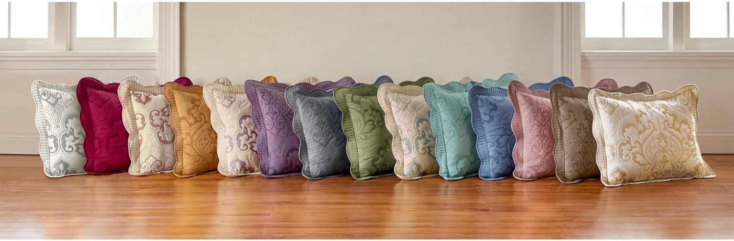 BrylaneHome Amelia – Funda de almohada estándar, color beige topo.