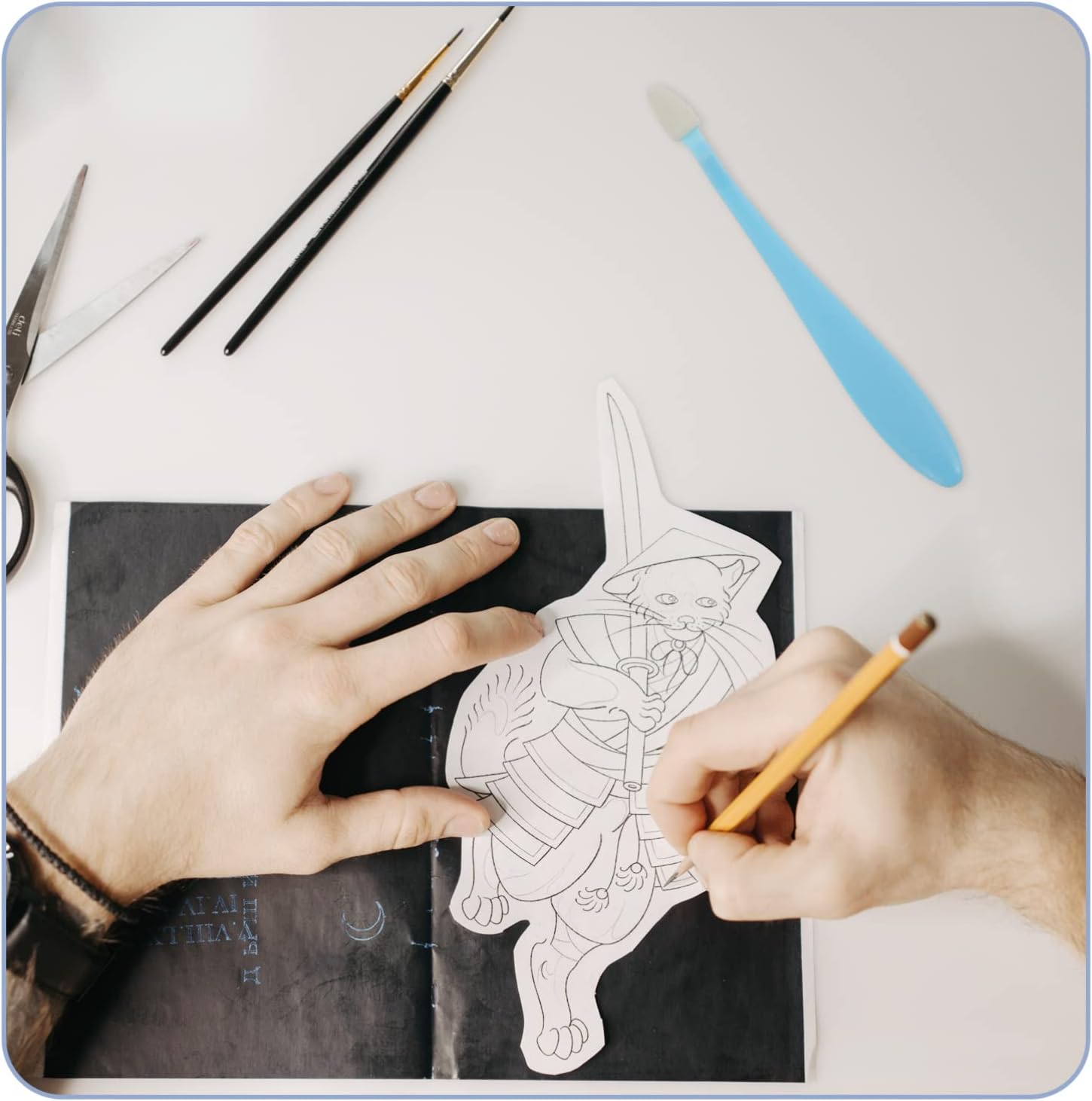 Artista mezclando tocón esponja recortadora Tortillion Art Blender Set con esponja Pad papel de lija sacapuntas puntero para estudiante dibujo de