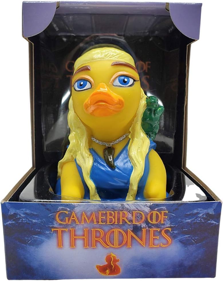 Patos de goma de baño coleccionables, flotantes regalo para niños y adultos de todas las edades (Gamebird of Thrones)