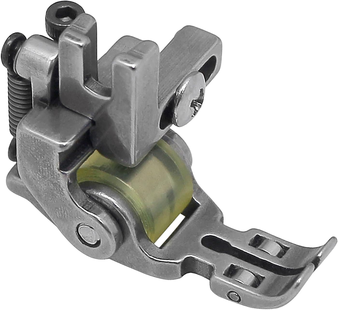 Fbshicung Prensatelas universales #T3 Ajustable Tres en Uno Rueda Rodillo Cremallera Pie para Máquina de Coser Industrial Plana Coche Prensatelas