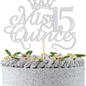 Mis Quince 15 Cake Topper-Happy 15th Birthday Decorations-Hello 15-Cheers to 15 Years Mis Quince 15 Cake Topper-Happy 15th Birthday Decorations-Hello 15-Cheers to 15 Years