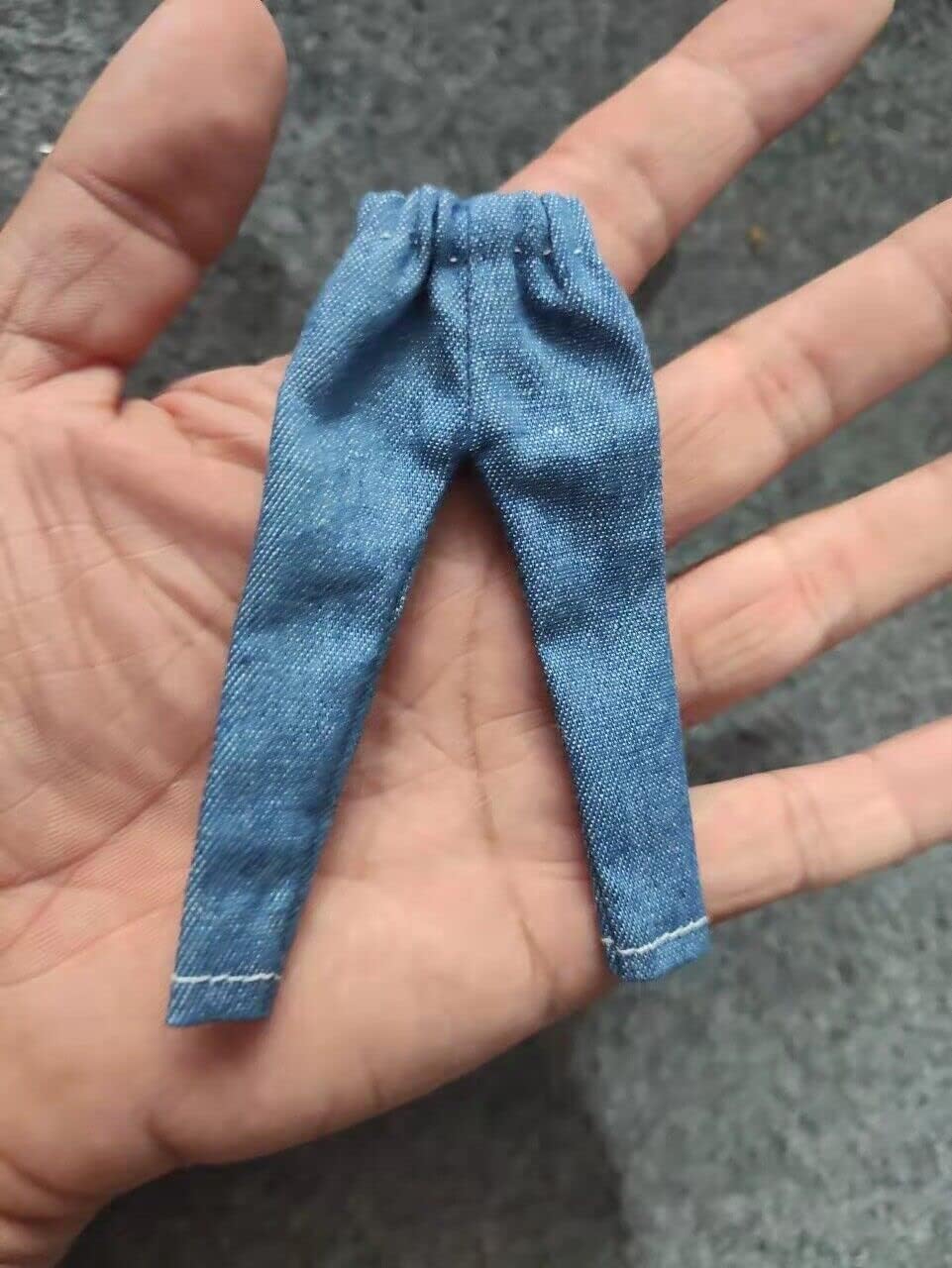 Sudadera con capucha y pantalones vaqueros a escala 112 para cuerpo de 6 pulgadas (sin figura)
