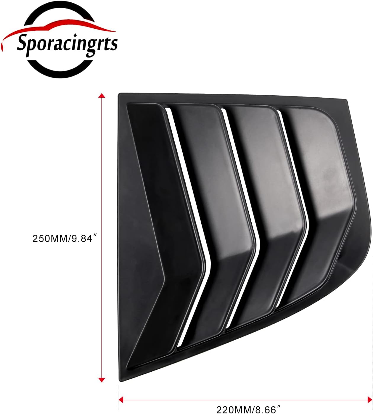 Sporacingrts Cubierta de parasol para ventana lateral, compatible con Kia Stinger 2018, 2019, 2020, 2021, 2022