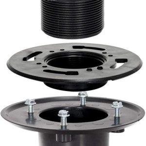 EZ-FLO Desagüe de piso y ducha ABS de perfil bajo de 2 pulgadas x 3 pulgadas, rejilla de acero inoxidable, 15342 EZ-FLO Desagüe de piso y ducha ABS de perfil bajo de 2 pulgadas x 3 pulgadas, rejilla de acero inoxidable, 15342