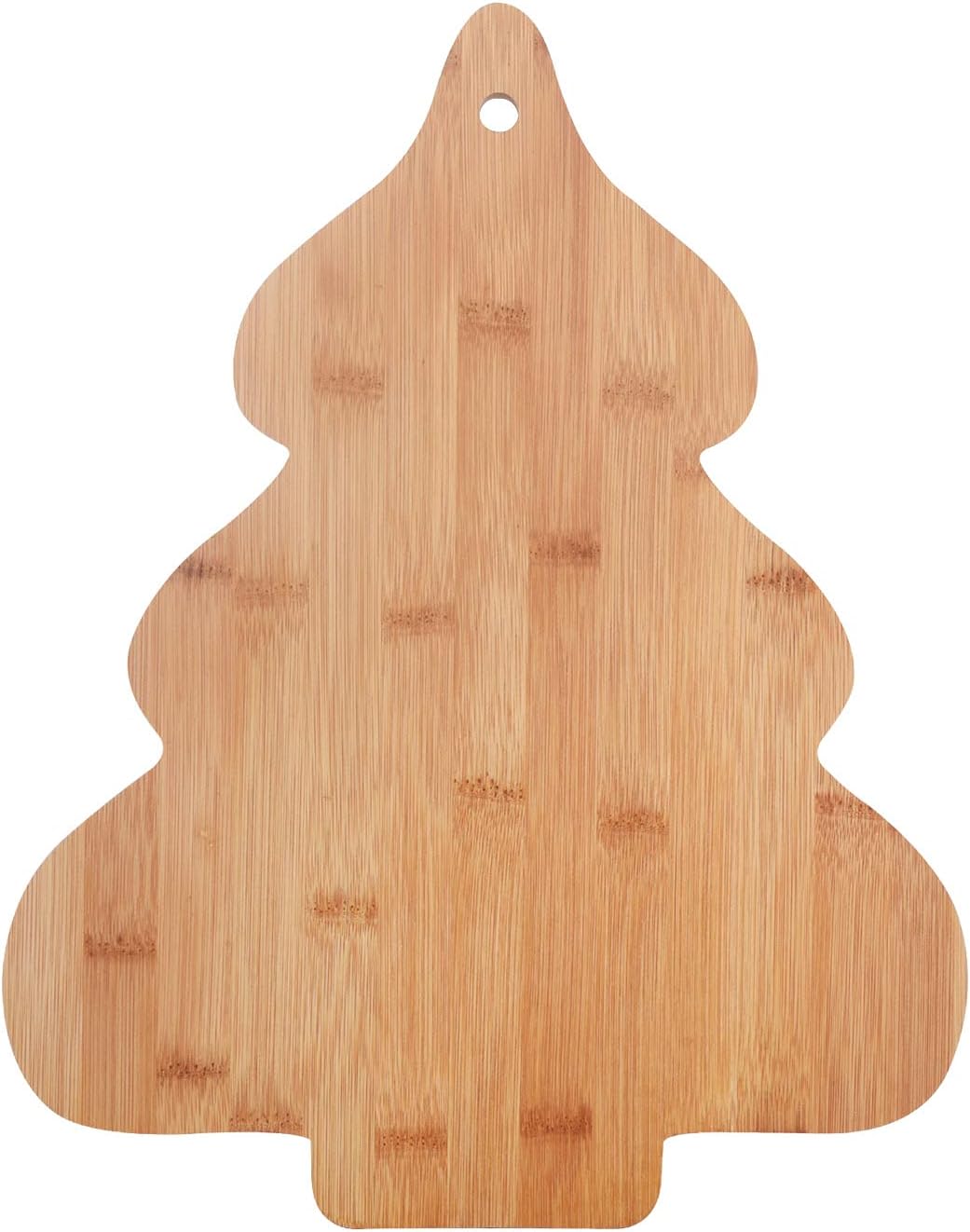 Vencer Tabla de cortar y servir de bambú para árbol de Navidad, decoración de cocina de Navidad y regalo para el hogar, ideal para arte de pared, 15