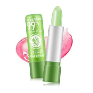 Paquete de 2 lápices labiales de aloe vera, bálsamo labial nutritivo de larga duración, hidratante para labios, temperatura mágica, cambio de color, Paquete de 2 lápices labiales de aloe vera, bálsamo labial nutritivo de larga duración, hidratante para labios, temperatura mágica, cambio de color,