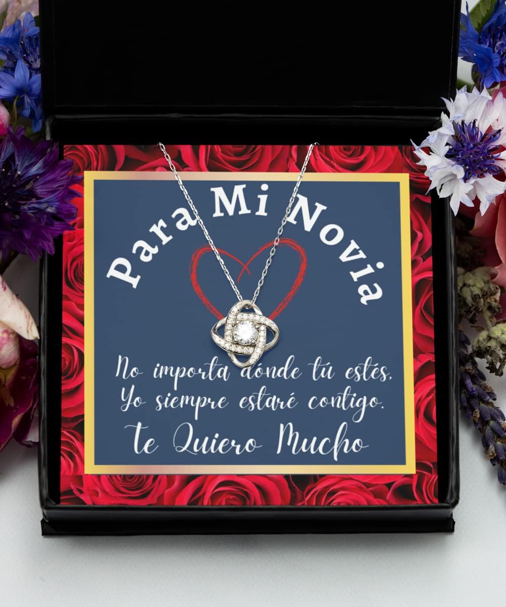 Collar para novia con mensaje personalizado, regalo de aniversario de boda o Navidad, cadena para novia
