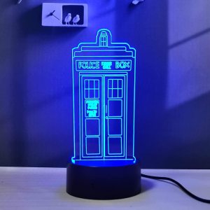 Lámpara de escritorio remota de 16 colores para dormitorio, luz de noche LED de ilusión 3D, regalo para hombres Lámpara de escritorio remota de 16 colores para dormitorio, luz de noche LED de ilusión 3D, regalo para hombres