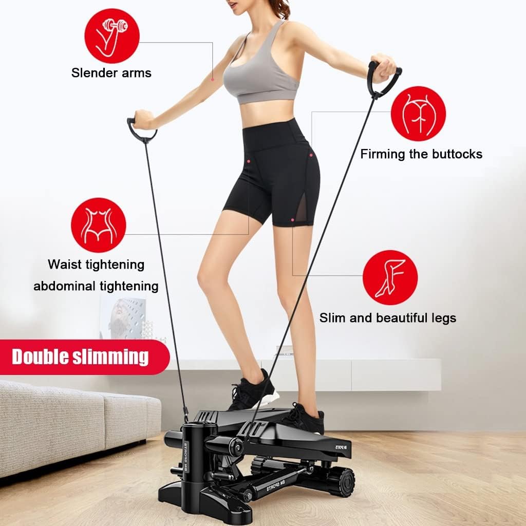 Escalador paso a paso Máquina de fitness resistente Cable Paso Aeróbicos Máquina de Escalera Equipo de Ejercicio Paso a Paso Ejercicio Máquina de