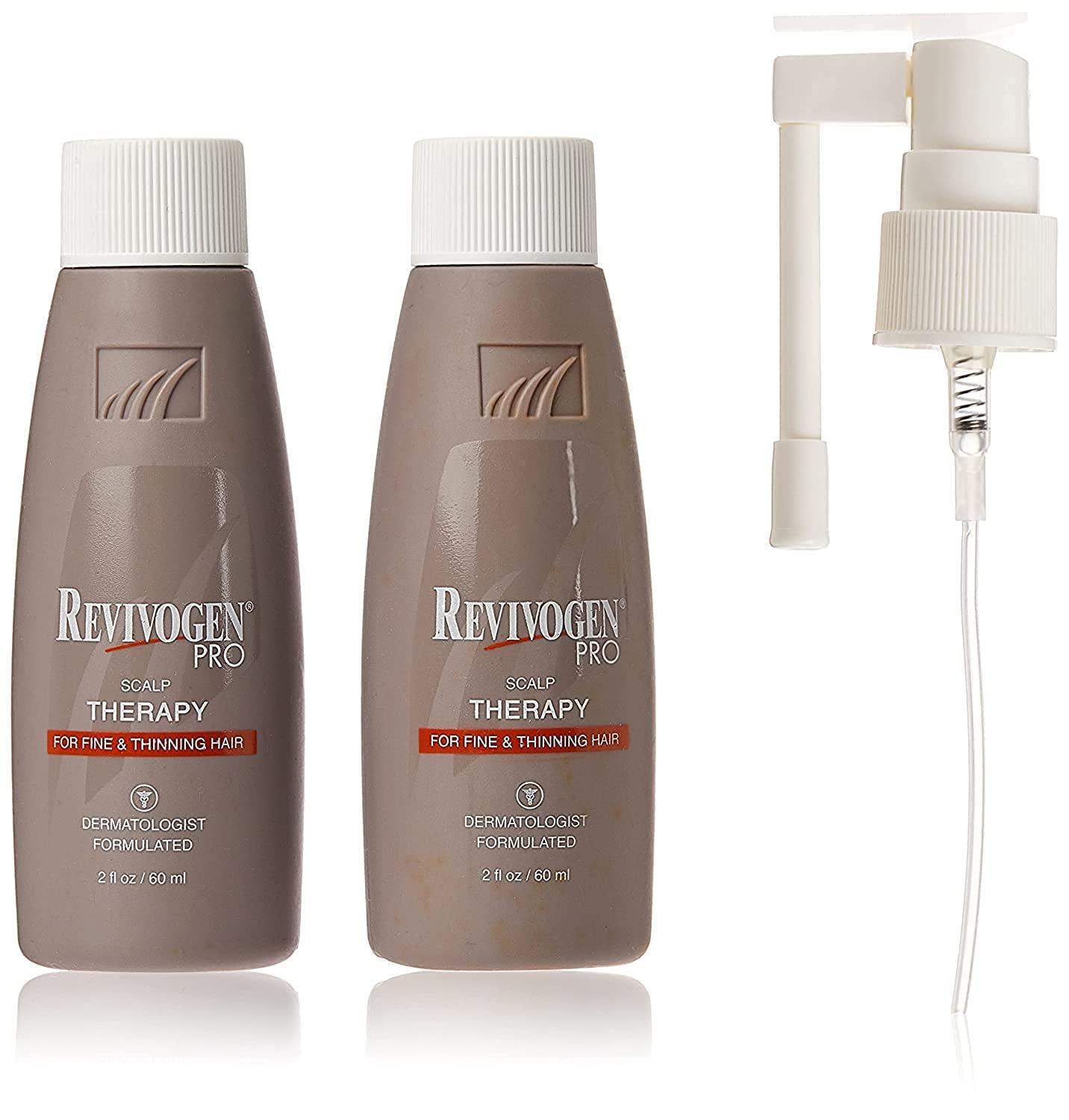 Revivogen PRO Scalp Therapy Two-Month Kit, Thicker and Fuller Hair for Women with Hair Loss, Effective DHT Blocking Treatment for Fine and Thinning