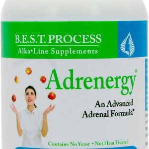 Adrenergy Best Process Alkaline  Apoyo suprarrenal natural con extracto de glándula suprarrenal, adaptógenos, vitaminas y minerales Adrenergy Best Process Alkaline  Apoyo suprarrenal natural con extracto de glándula suprarrenal, adaptógenos, vitaminas y minerales