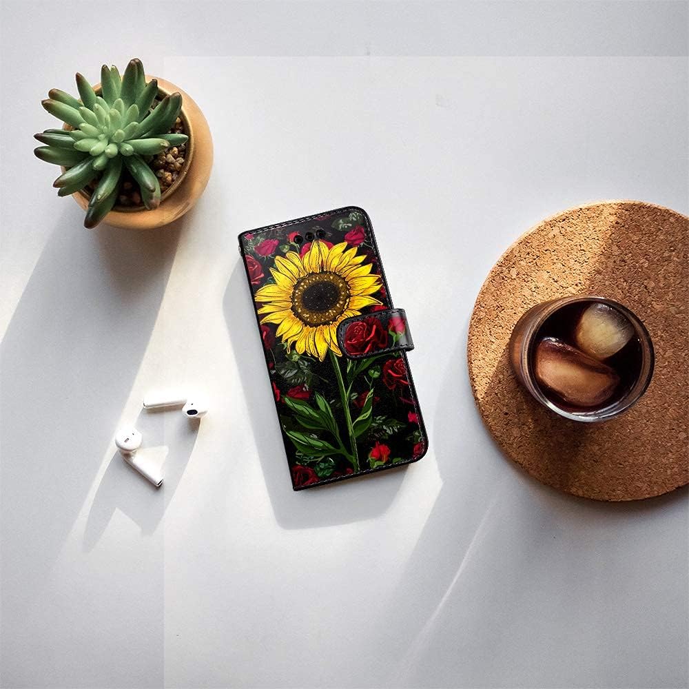Shields Up Funda tipo cartera diseñada para iPhone 11 Pro, funda magnética desmontable con tarjetero y correa para niñasmujeres, funda de piel