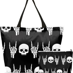 Bolsa de maquillaje Calavera Hippie Gótica Decoración Gótica Accesorios Horror Skull, Multicolor597 Bolsa de maquillaje Calavera Hippie Gótica Decoración Gótica Accesorios Horror Skull, Multicolor597