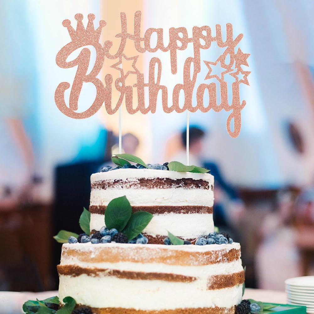 Decoración para tartas de feliz cumpleaños, decoración de tartas, decoración de tartas, decoración de pastel de feliz cumpleaños, decoración de