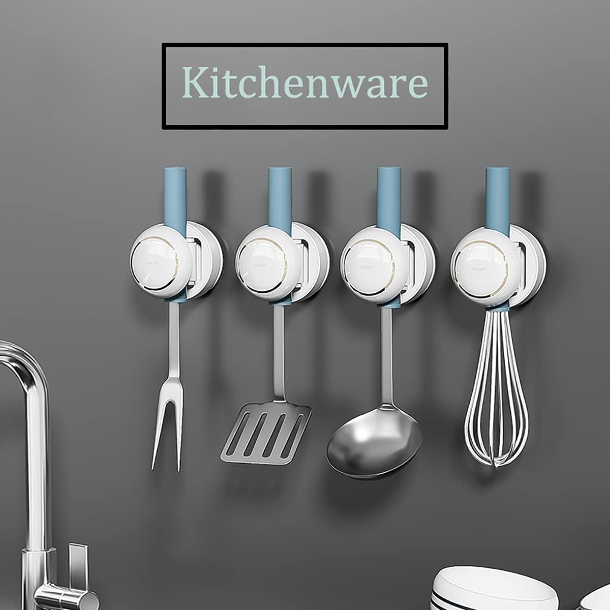 Soporte para trapeador de escoba, soporte antideslizante para herramientas de limpieza de montaje en pared, organizador de utensilios de cocina,