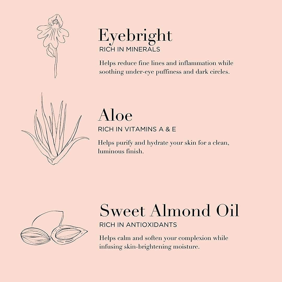 Averr Aglow Removedor de maquillaje Gelée completamente transparente, cuidado facial, mejora el colágeno, calma la piel, limpiador facial natural a