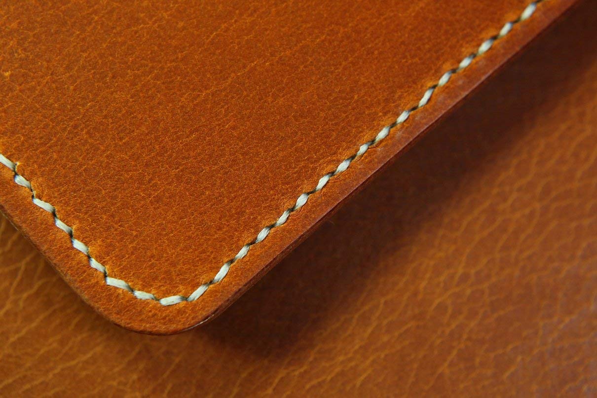 Brown vegetable tanned leather case cover for moleskine classic notebook leather portfolio organizer for moleskine large notebook MA514C