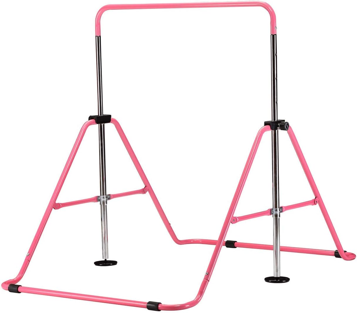 Barra de gimnasia para niños, barra de entrenamiento junior, barras horizontales ajustables en altura, barras de gimnasia plegables para niños