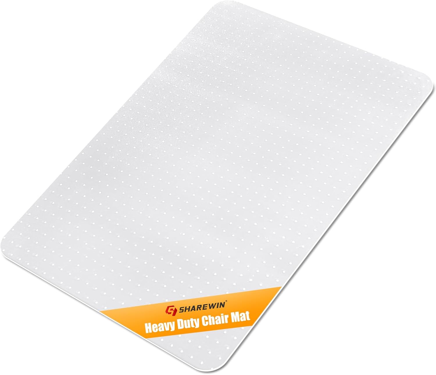 SHAREWIN Tapete para silla de oficina para alfombra, se envía plana, resistente protector antideslizante debajo del escritorio para suelos