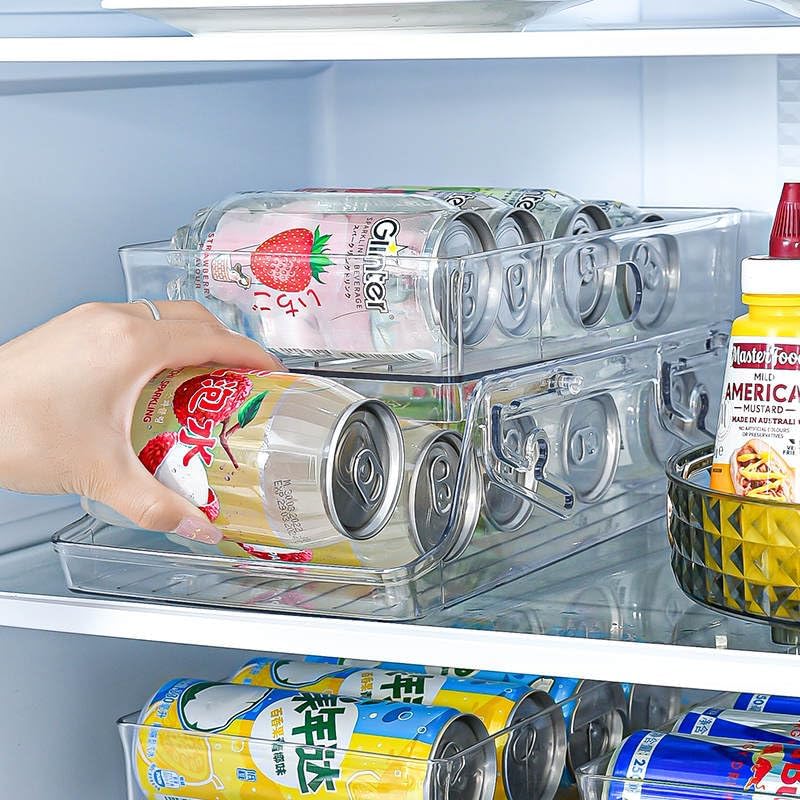 organizador de latas para refrigerador
