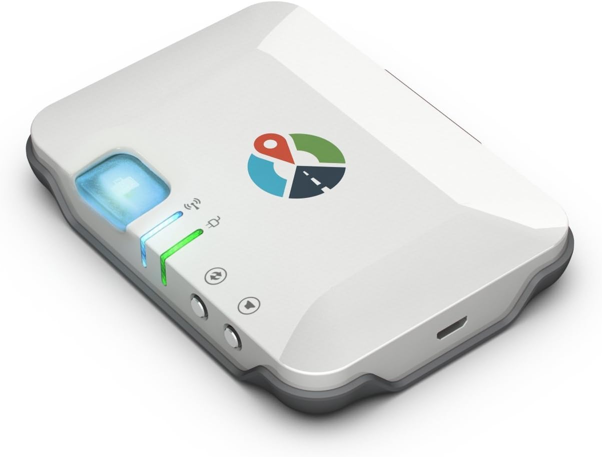 Pro LTE – Rastreador de kilometraje GPS de confianza con carga celular LTE global, registros electrónicos automáticos de kilometraje + rastreador de