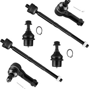 SCITOO 6 unids Kit de suspensión delantera interior exterior barra de acoplamiento extremos inferiores rótulas para 2004-2006 para Ford para F-150 SCITOO 6 unids Kit de suspensión delantera interior exterior barra de acoplamiento extremos inferiores rótulas para 2004-2006 para Ford para F-150