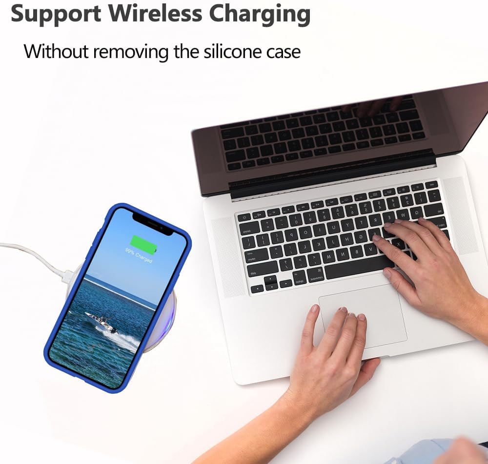 Funda para iPhone 11, iPhone 11, silicona líquida, gel de goma, delgada, suave y antiarañazos, forro de microfibra duradero, cuerpo completo, a