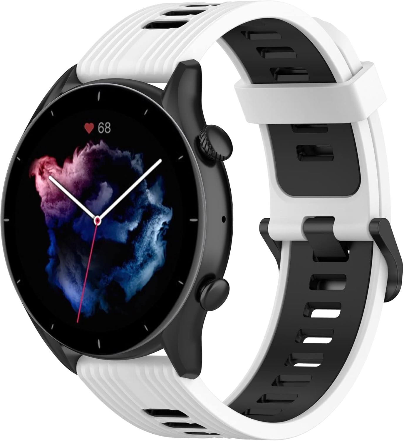 FitTurn Correa de muñeca para EIGIIS Smart Watch, pulsera de repuesto compatible con EIGIIS K22K27K55KE2S35DM50HM09I32 correa de reloj de silicona