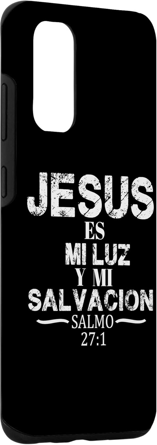 Funda para Galaxy S20 Salmo Jesús Es Mi Luz Biblia Cristiana
