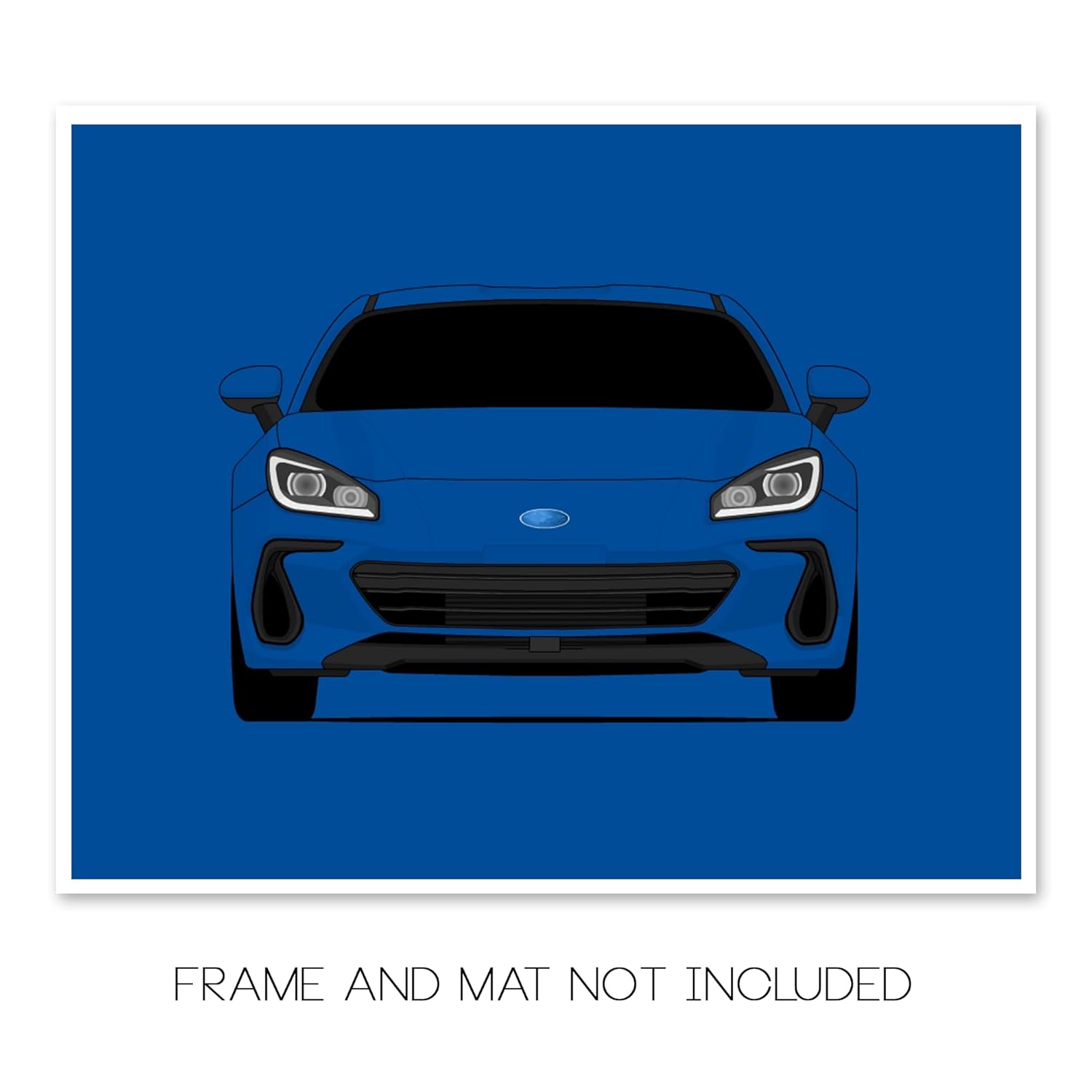 CUSTOMIZABLE COLOR Subaru BRZ (2022-Present) Inspired Poster Print Wall Art Decor Handmade (Unframed)