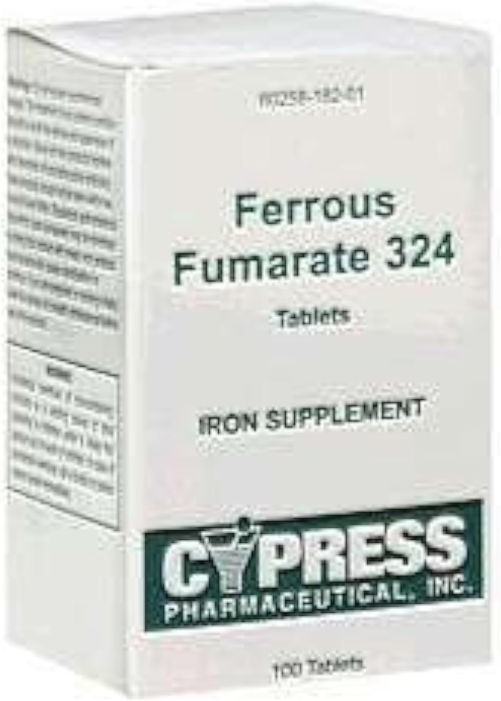 Fumarato ferroso 324 comprimidos, en caja, 100ct