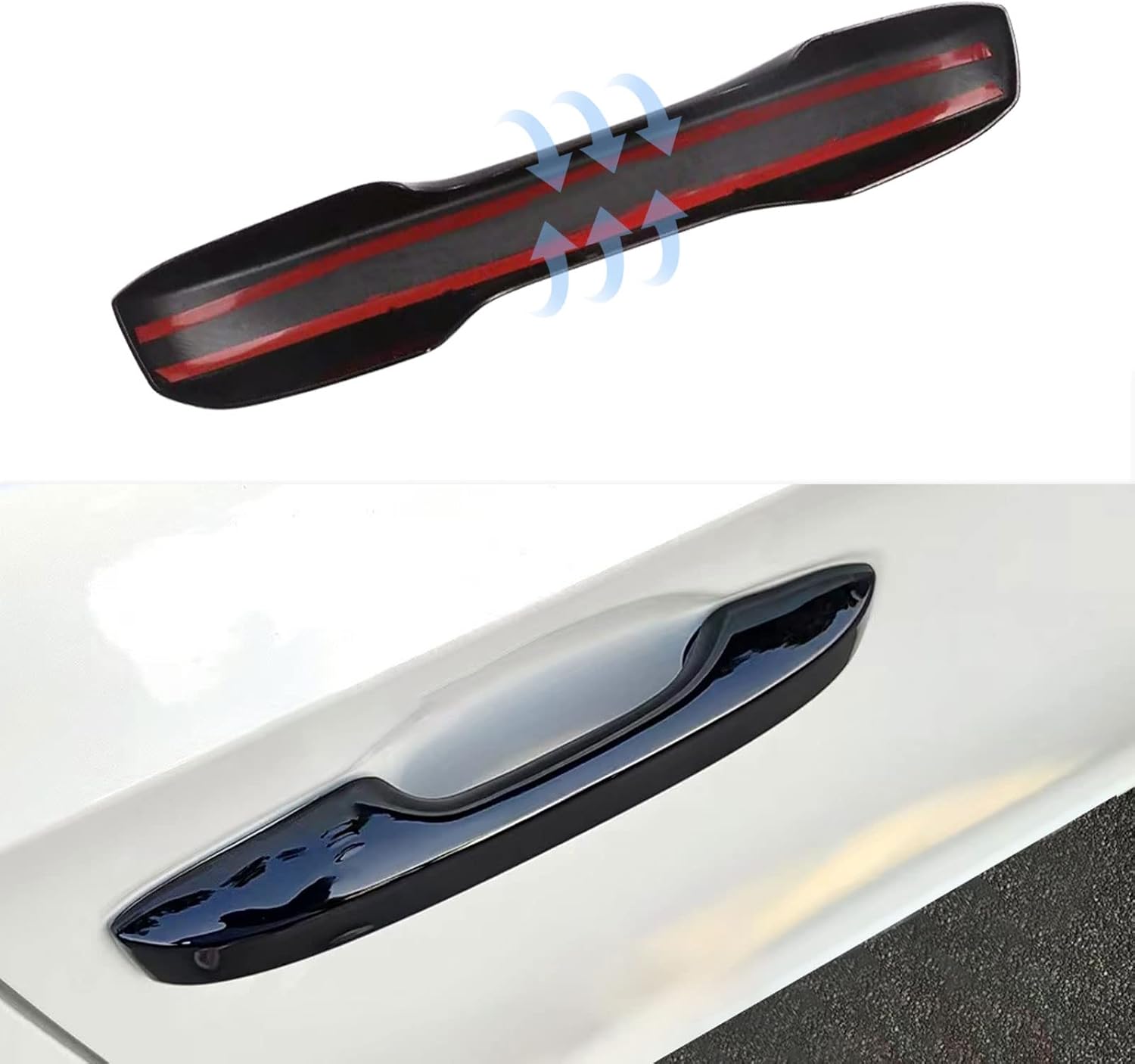 Fundas para manija de puerta compatibles con accesorios Civic de 11 generación, para Honda Civic 2022 2023, Accord 2023, CR-V 2023, HR-V 2023 con