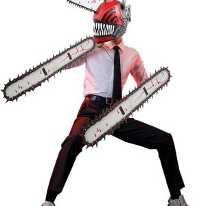 Anime Chainsaw Man Cosplay Props,Pochita Headgear,Denji Arm Saw,Chainsaw Man Denji Mask Halloween Navidad Anime Chainsaw Man Cosplay Props,Pochita Headgear,Denji Arm Saw,Chainsaw Man Denji Mask Halloween Navidad