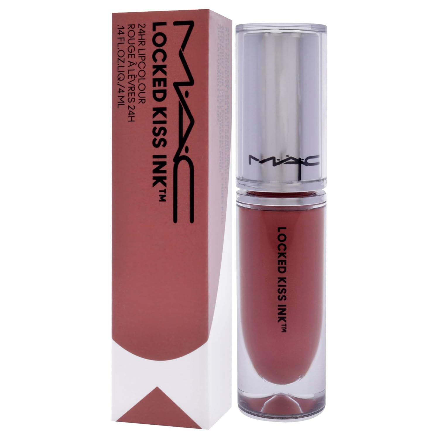 MAC Locked Kiss Ink Lipcolor – Bodacious para mujer – Lápiz labial de 0.14 oz