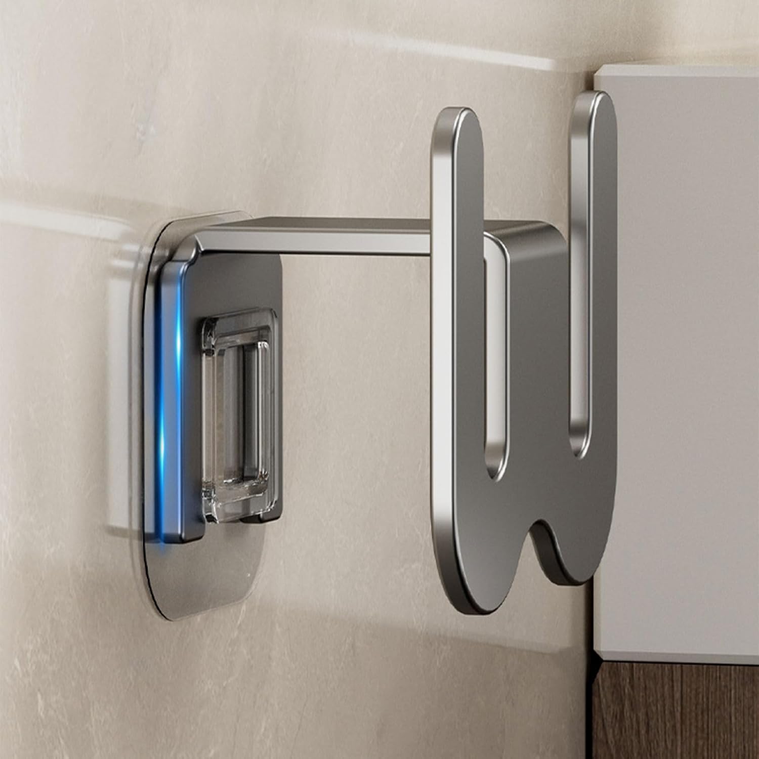 Estante para zapatilla de pared sin perforaciones, para baño y inodoro, estante de gancho de almacenamiento, práctico soporte para zapatos