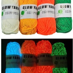 1 rollo de hilo luminoso, hilo tejido utilizado para tejer bricolaje Halloween y fiestas de Navidad, sombreros, suéteres, juguetes y otros artículos 1 rollo de hilo luminoso, hilo tejido utilizado para tejer bricolaje Halloween y fiestas de Navidad, sombreros, suéteres, juguetes y otros artículos